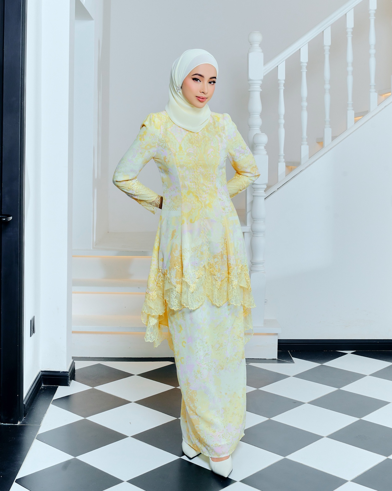 AMYLIA KURUNG -  SOFT YELLOW